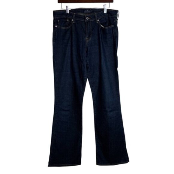Lucky Brand Women’s Dark Blue Jeans Sweet’n Low 12/31R Flare - Picture 1 of 8